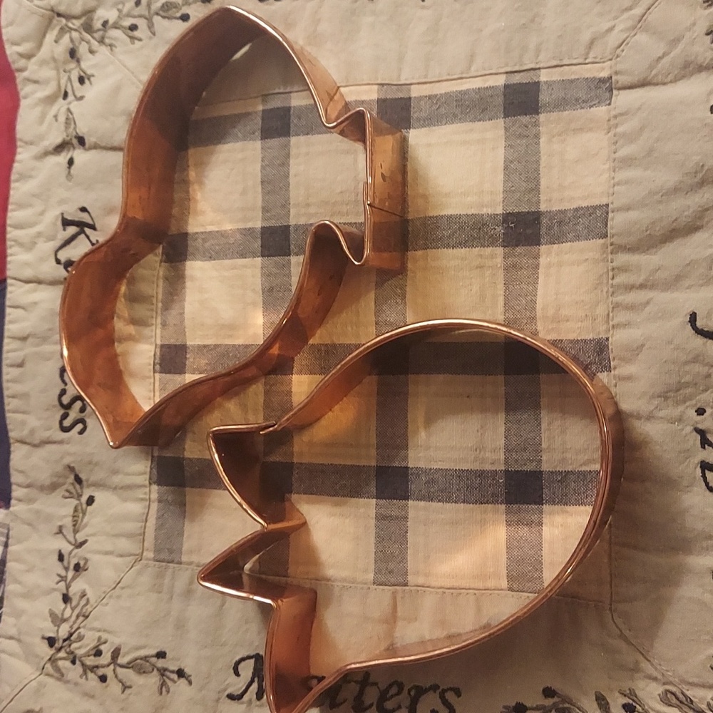❤️ Vintage Copper Cookie Cutters
